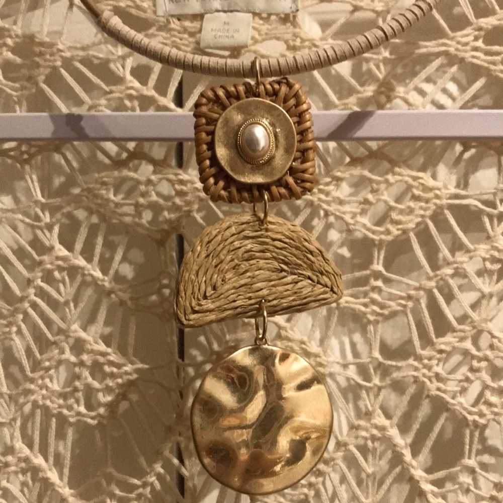 NWOT Bohemian Necklace Gold Tones Unique FINAL SALE
